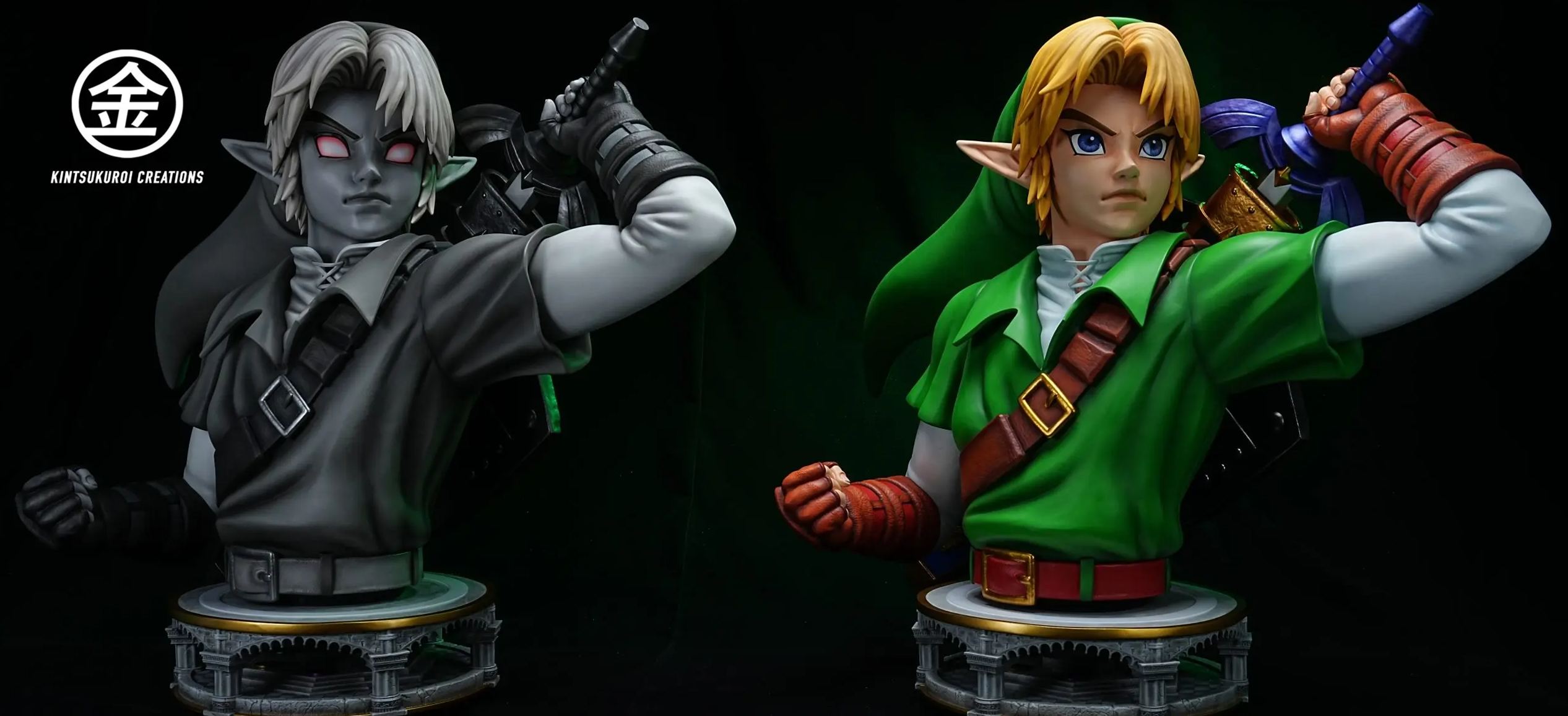 Kintsukuroi Creations Studio - Dark Link Bust 1/1 The Legend of Zelda Statue 