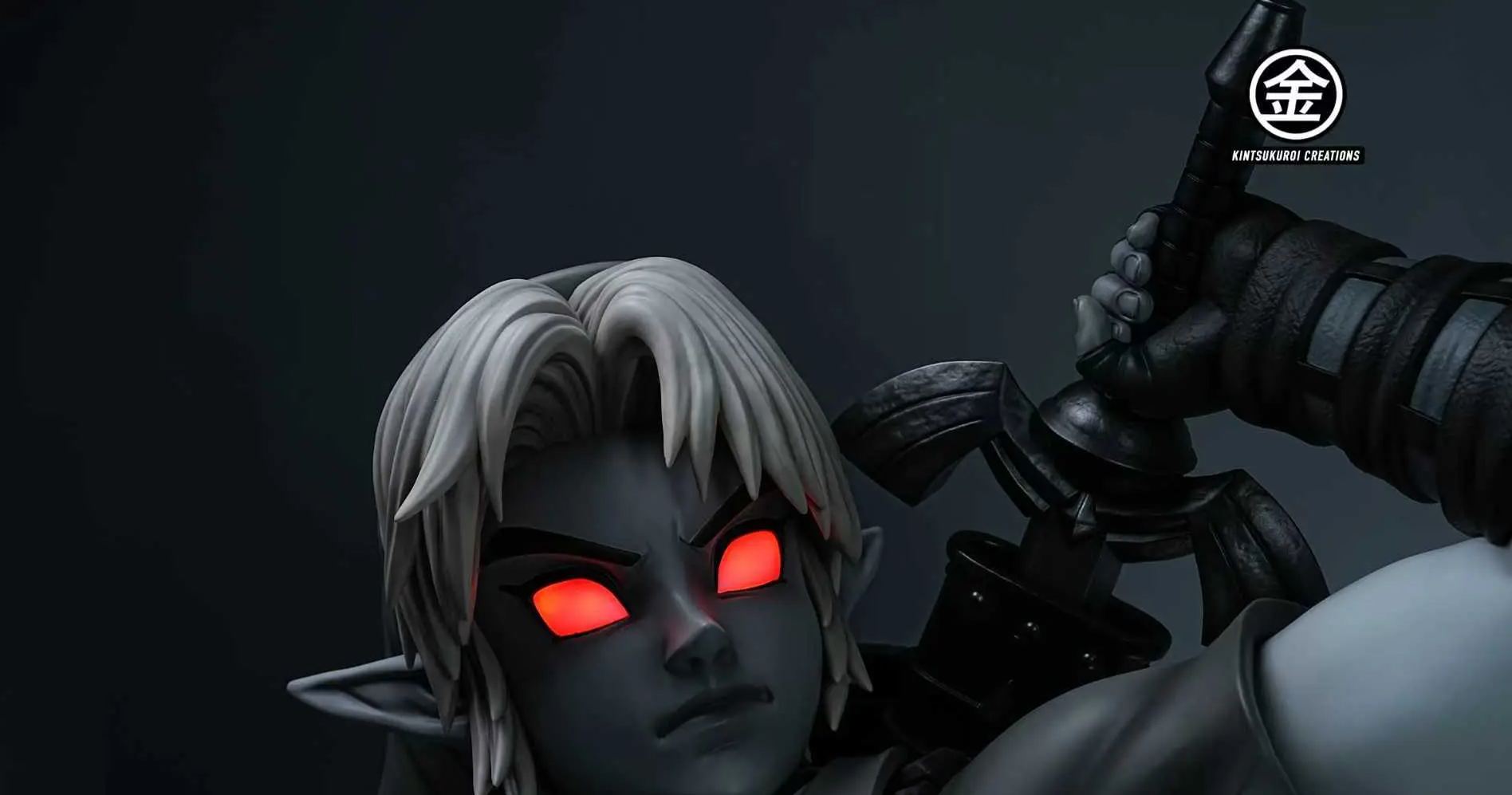 Kintsukuroi Creations Studio - Dark Link Bust 1/1 The Legend of Zelda Statue 