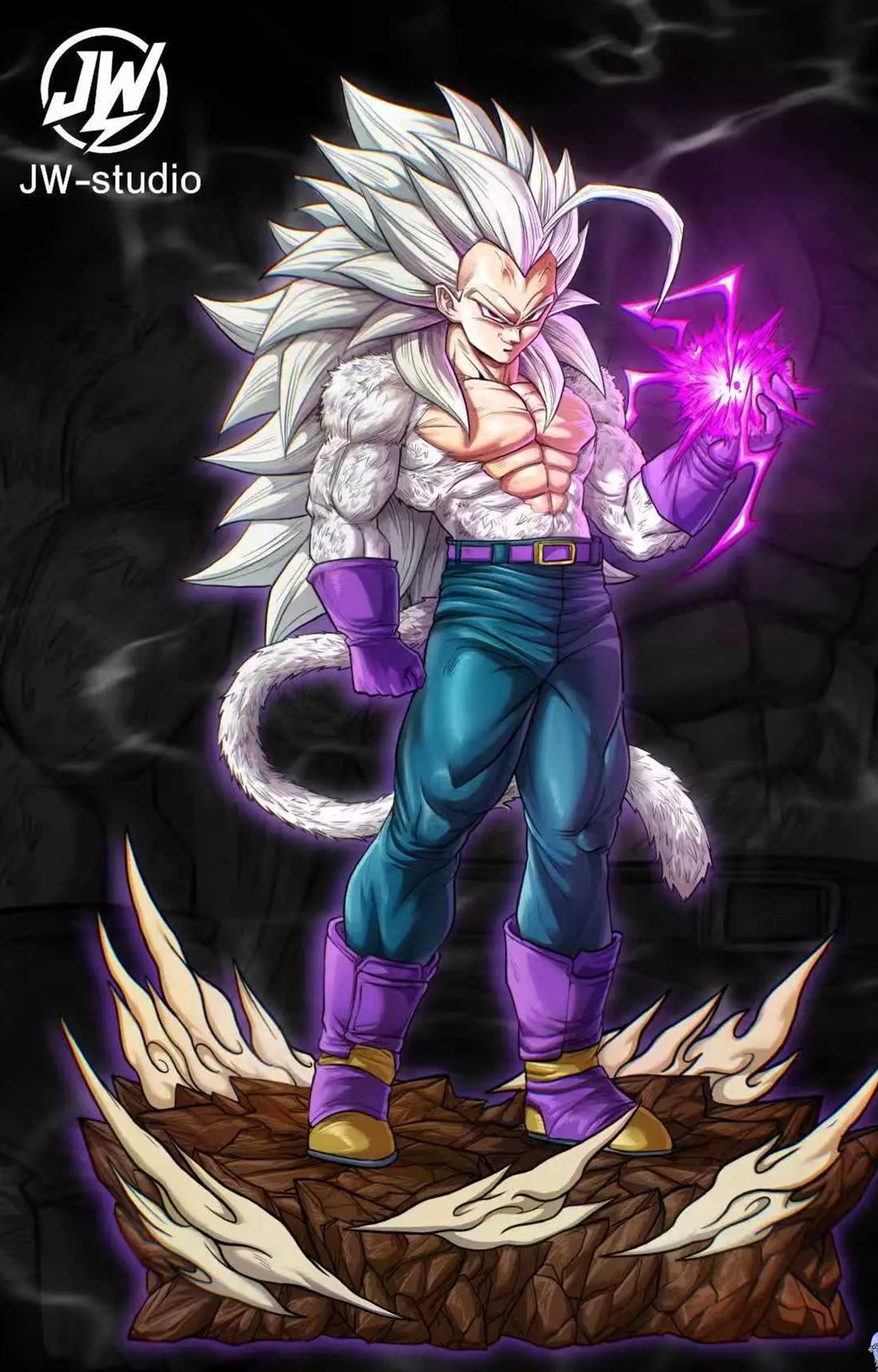 JW Studio - Son Goku , Vegeta Super Saiyan 5 Dragon Ball Statue