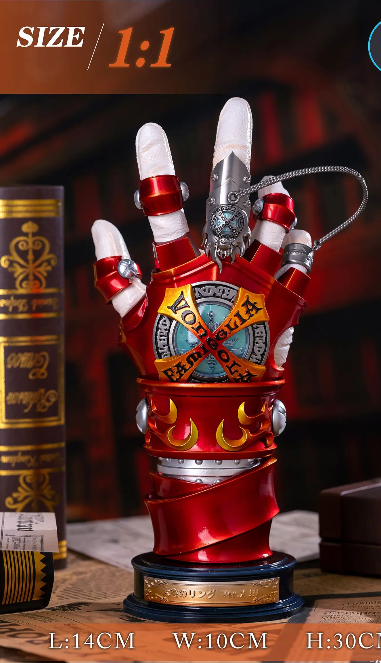 ILLegal Factory Studio - Tsunayoshi Sawada Katekyo Hitman Reborn Hot Blood Soul 018 VG Gloves X Gloves 4.0 Vongola Gear Katekyo Hitman Reborn Statue