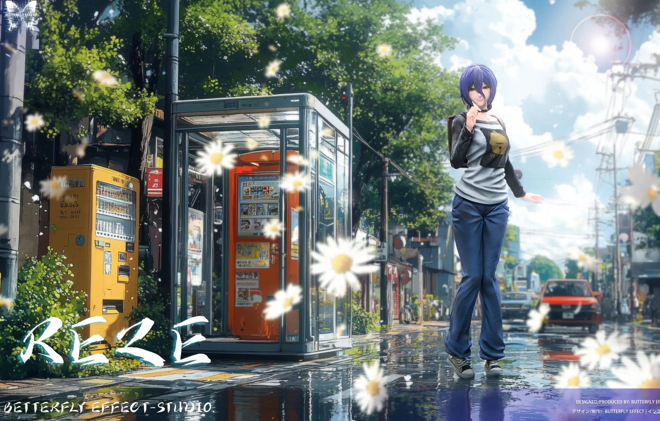 Butterfly Effect Studio - Reze X Makima Chainsaw Man Statue