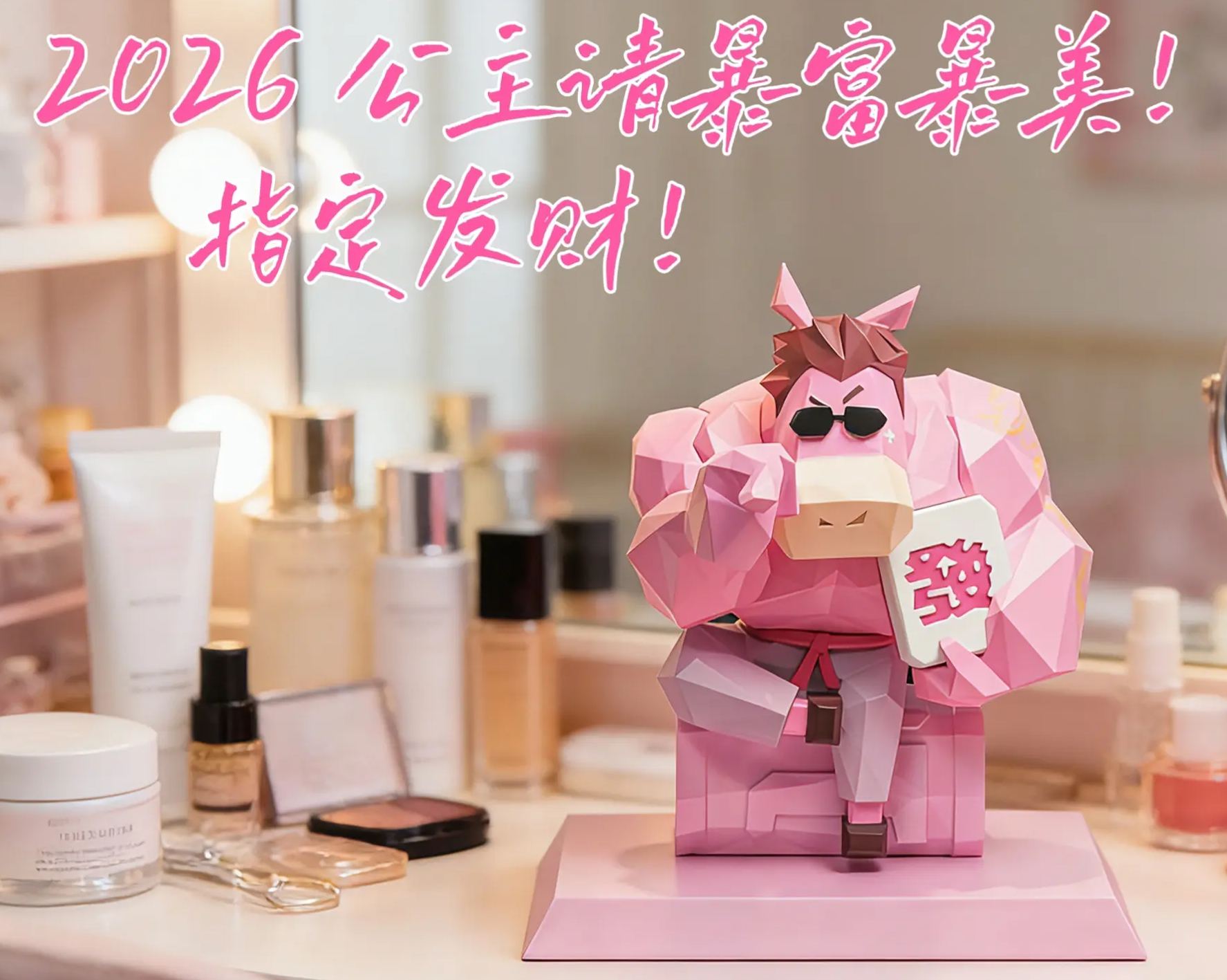 ChaoYeh Wild Art - Chinese New Year Horse Year Fortune Gift Figure Licensed