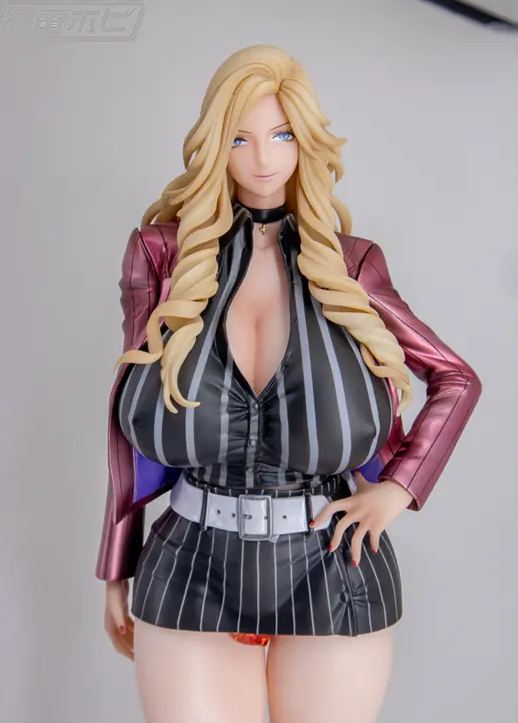 DAIKI KougYou - Gyaru CEO Sister and Harem Office Nishikiori Ai Red X Grey Suit Ver. Figure Licensed