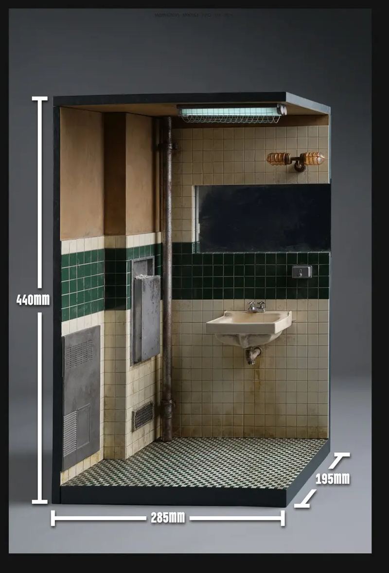 MOjingToys - 1/6 Modular Series - JOKER Bathroom Scene Base L012 Licensed Statue