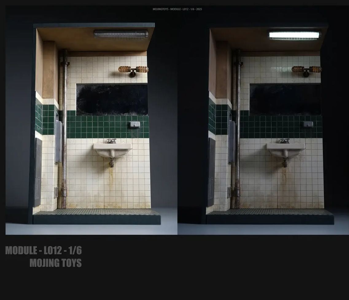 MOjingToys - 1/6 Modular Series - JOKER Bathroom Scene Base L012 Licensed Statue