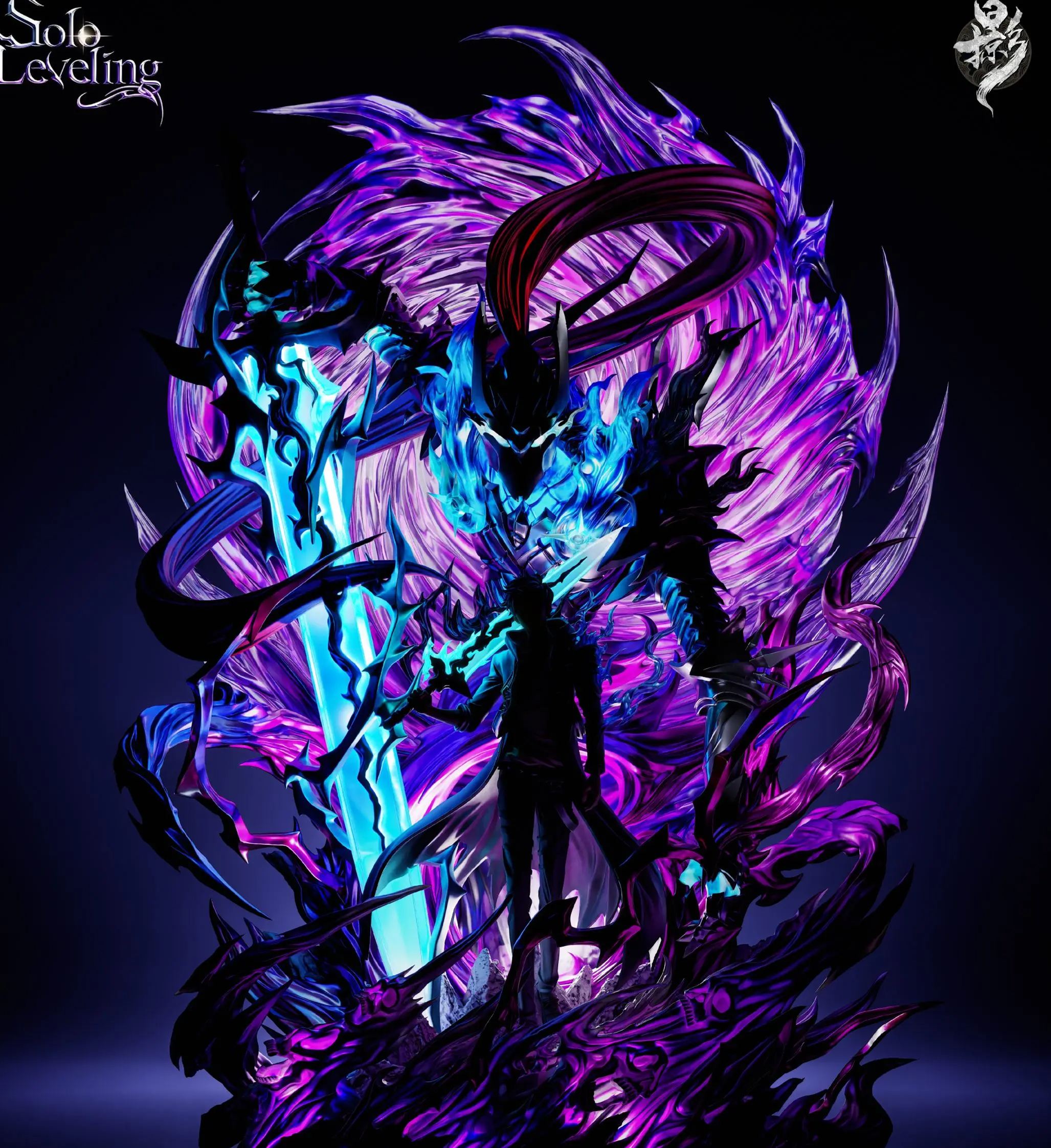 Lue Ying Studio - Sung Jin Woo Solo Leveling Statue