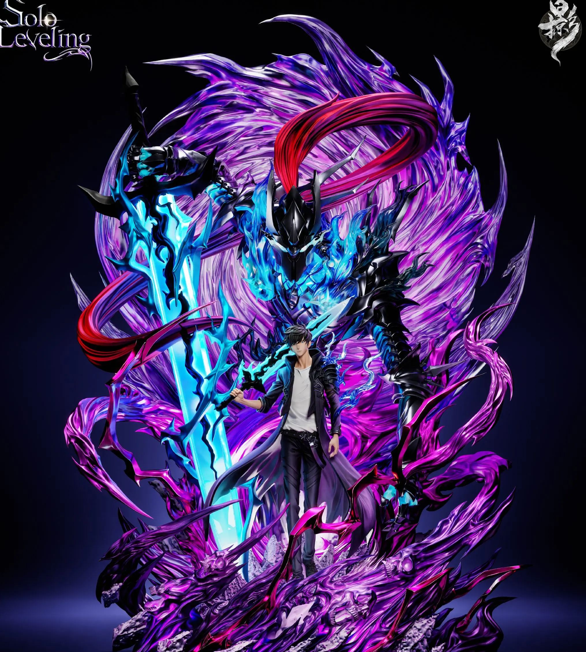 Lue Ying Studio - Sung Jin Woo Solo Leveling Statue