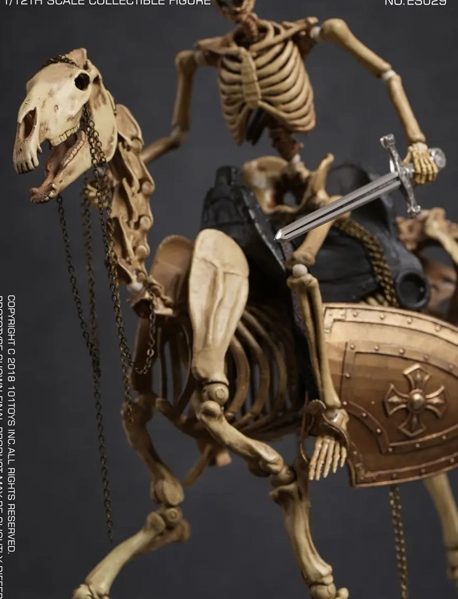 101TOYS -  PALM ELF SERIES Skeleton movable horse series set  Licensed  Action Figure