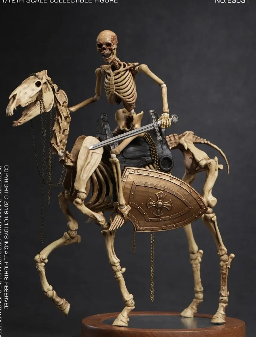 101TOYS -  PALM ELF SERIES Skeleton movable horse series set  Licensed  Action Figure