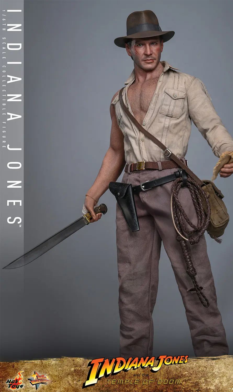 Hottoys - 1/6 Indiana Jones and the Temple of Doom Dr. Henry Jones MMS860 MMS861 Licensed Statue