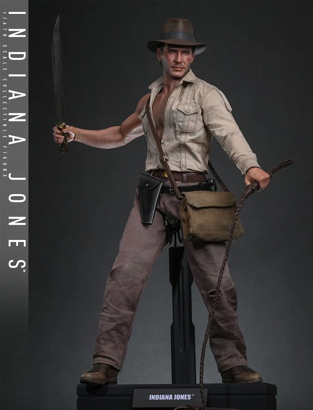 Hottoys - 1/6 Indiana Jones and the Temple of Doom Dr. Henry Jones MMS860 MMS861 Licensed Statue