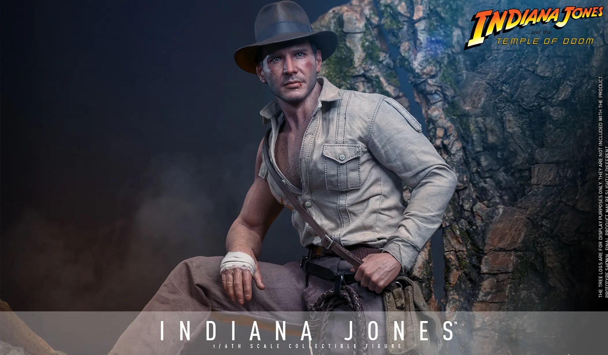 Hottoys - 1/6 Indiana Jones and the Temple of Doom Dr. Henry Jones MMS860 MMS861 Licensed Statue