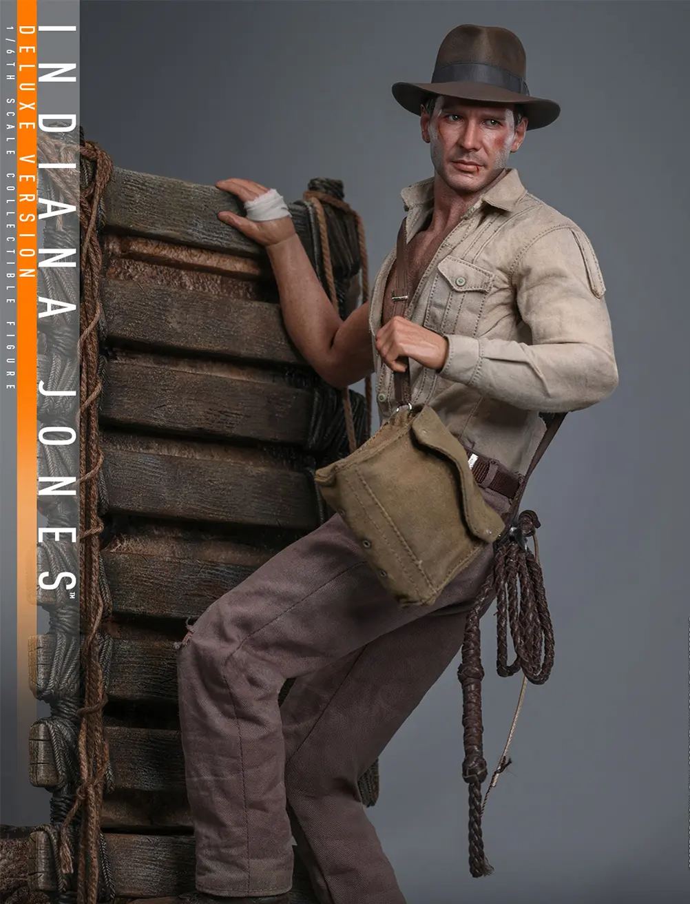 Hottoys - 1/6 Indiana Jones and the Temple of Doom Dr. Henry Jones MMS860 MMS861 Licensed Statue