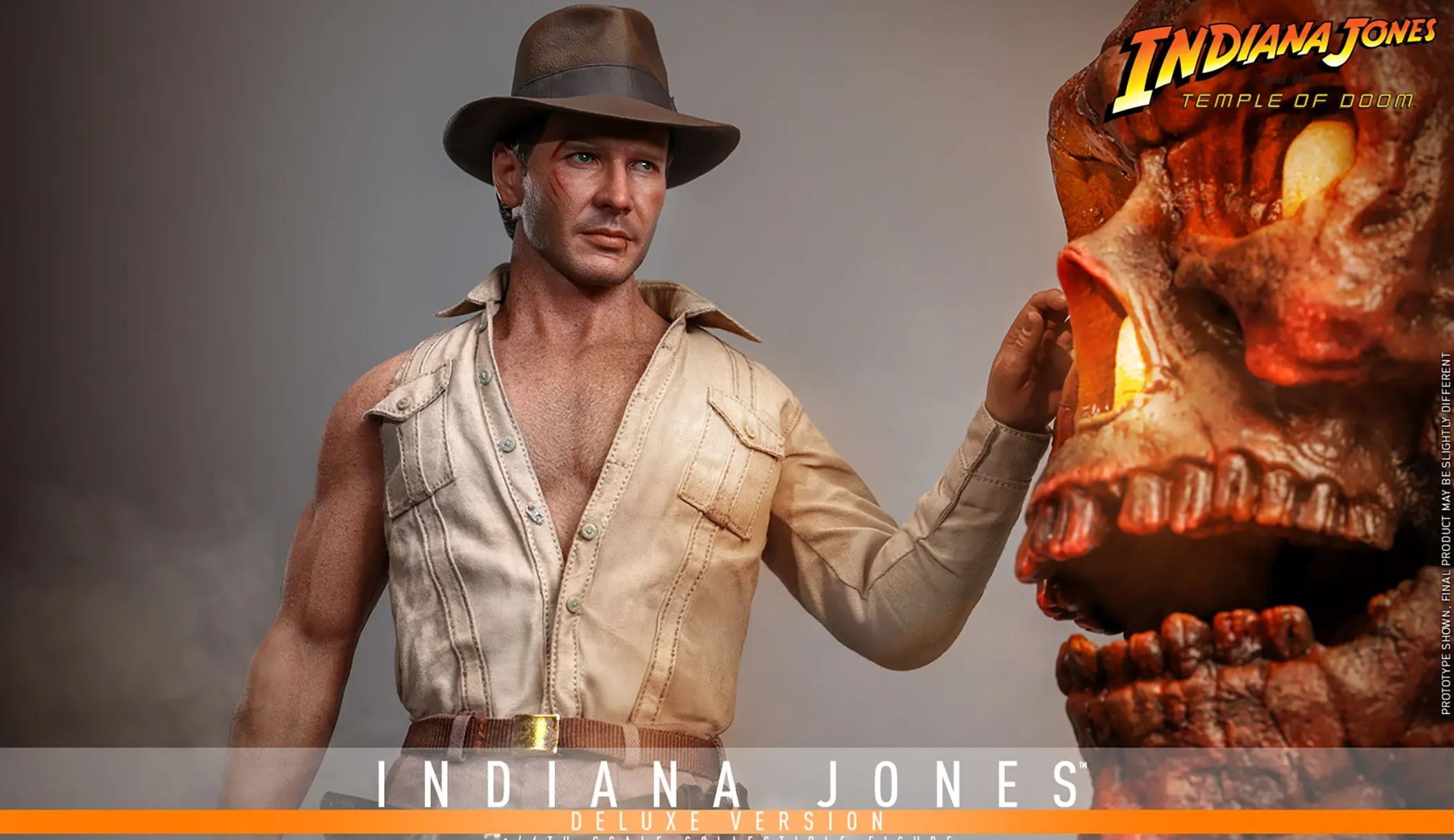 Hottoys - 1/6 Indiana Jones and the Temple of Doom Dr. Henry Jones MMS860 MMS861 Licensed Statue