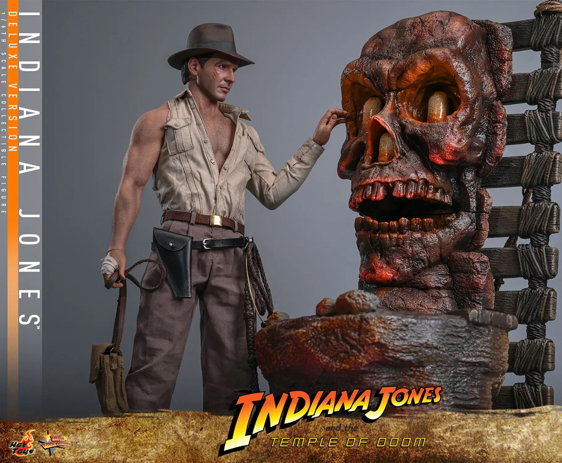 Hottoys - 1/6 Indiana Jones and the Temple of Doom Dr. Henry Jones MMS860 MMS861 Licensed Statue