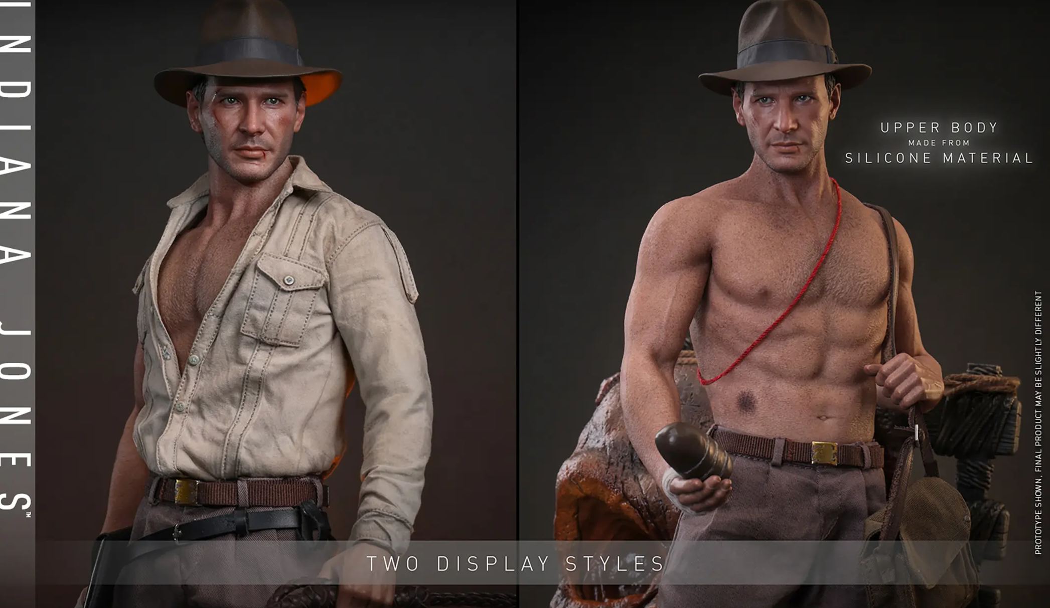 Hottoys - 1/6 Indiana Jones and the Temple of Doom Dr. Henry Jones MMS860 MMS861 Licensed Statue