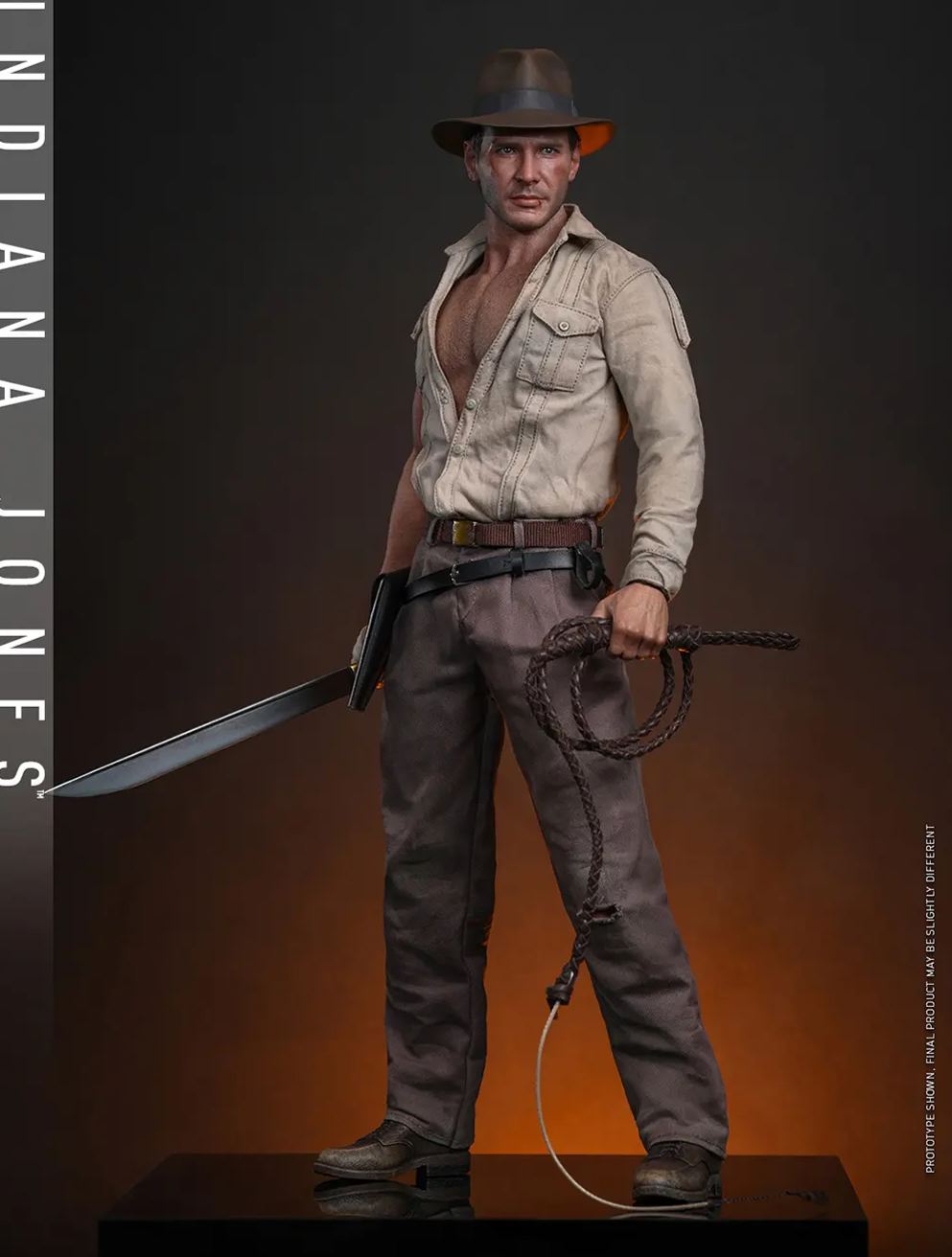 Hottoys - 1/6 Indiana Jones and the Temple of Doom Dr. Henry Jones MMS860 MMS861 Licensed Statue