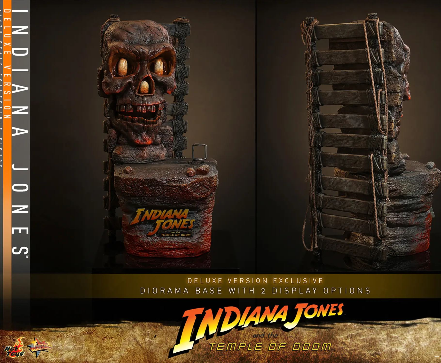 Hottoys - 1/6 Indiana Jones and the Temple of Doom Dr. Henry Jones MMS860 MMS861 Licensed Statue