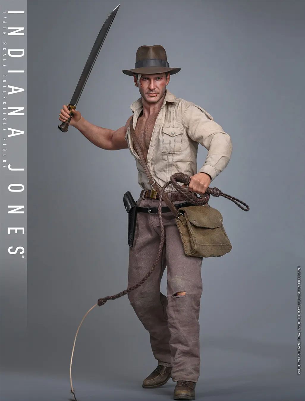 Hottoys - 1/6 Indiana Jones and the Temple of Doom Dr. Henry Jones MMS860 MMS861 Licensed Statue