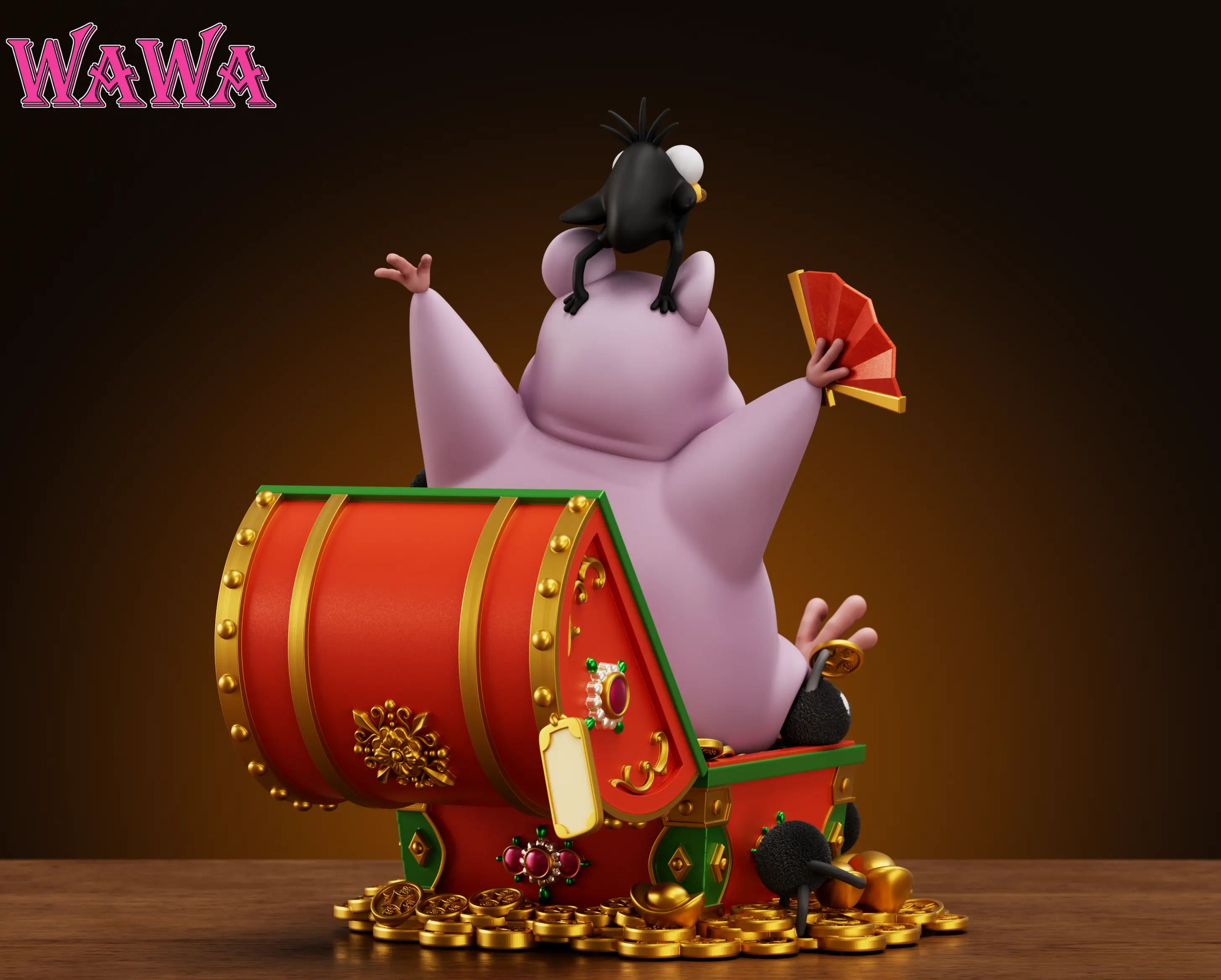 WAWA Studio - Lucky Boh Spirited Away Statue