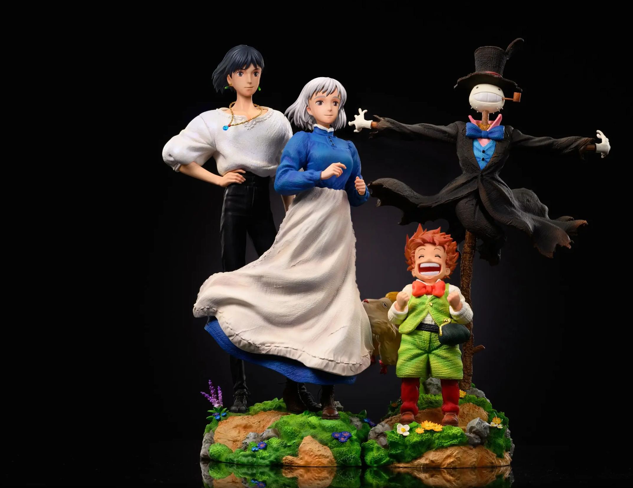 Ying Huo Studio - Howl's Moving Castle 5 Piece Set Howl's Moving Castle Statue