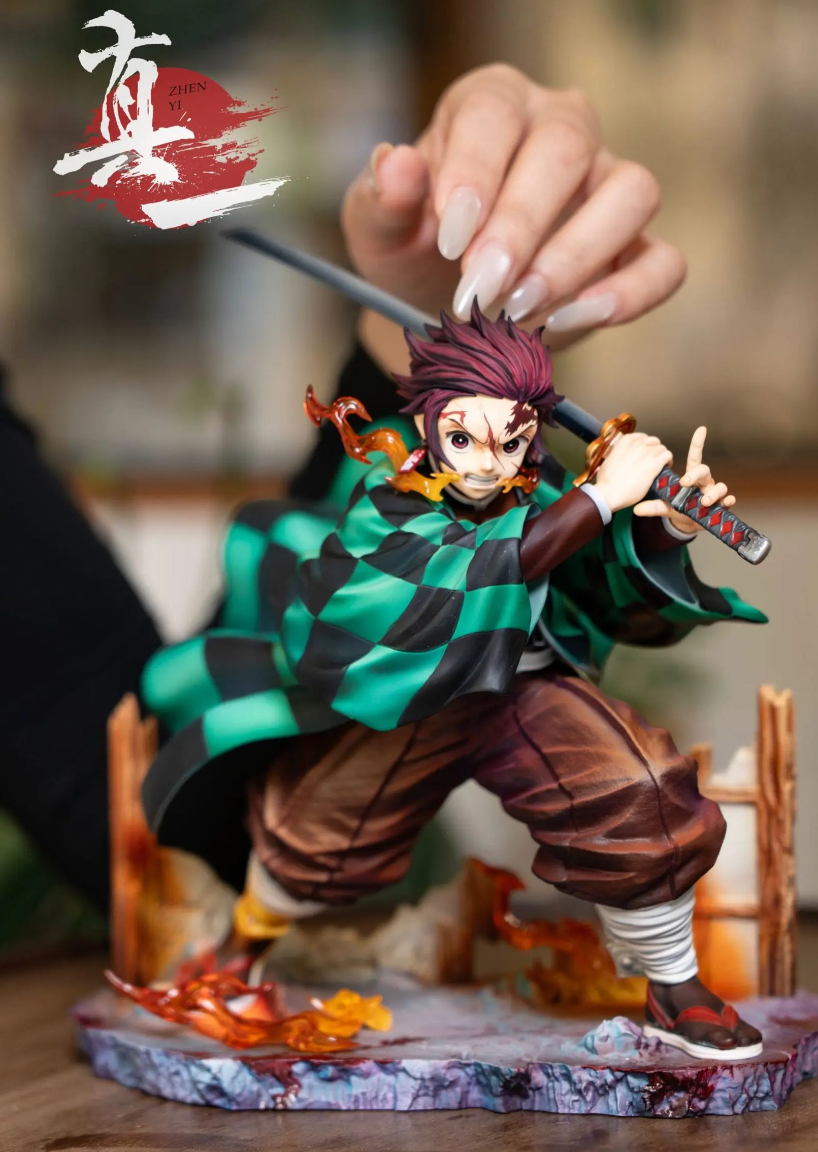 ZHEN YI Studio - Tanjiro Kamado Demon Slayer Statue