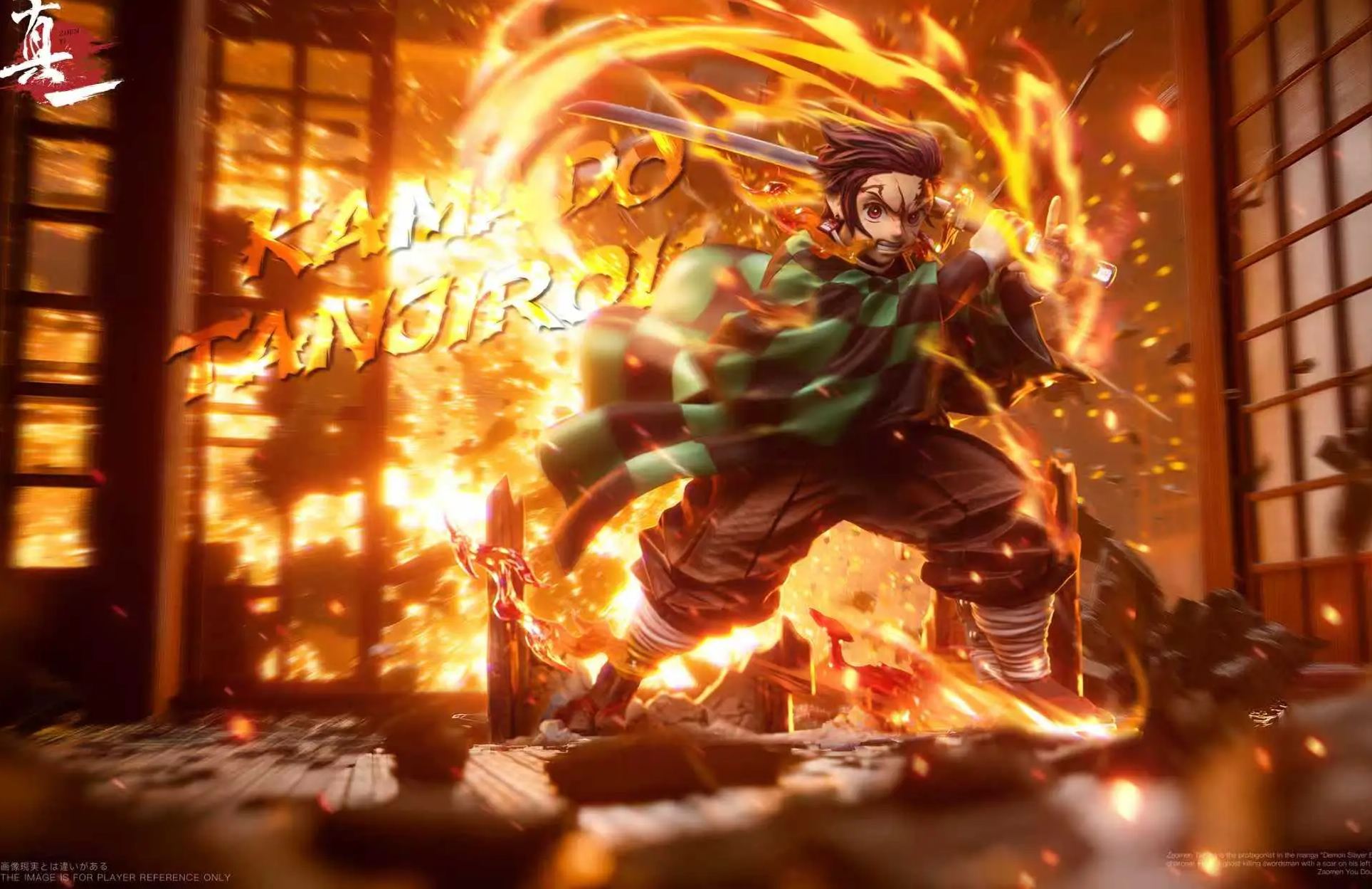 ZHEN YI Studio - Tanjiro Kamado Demon Slayer Statue