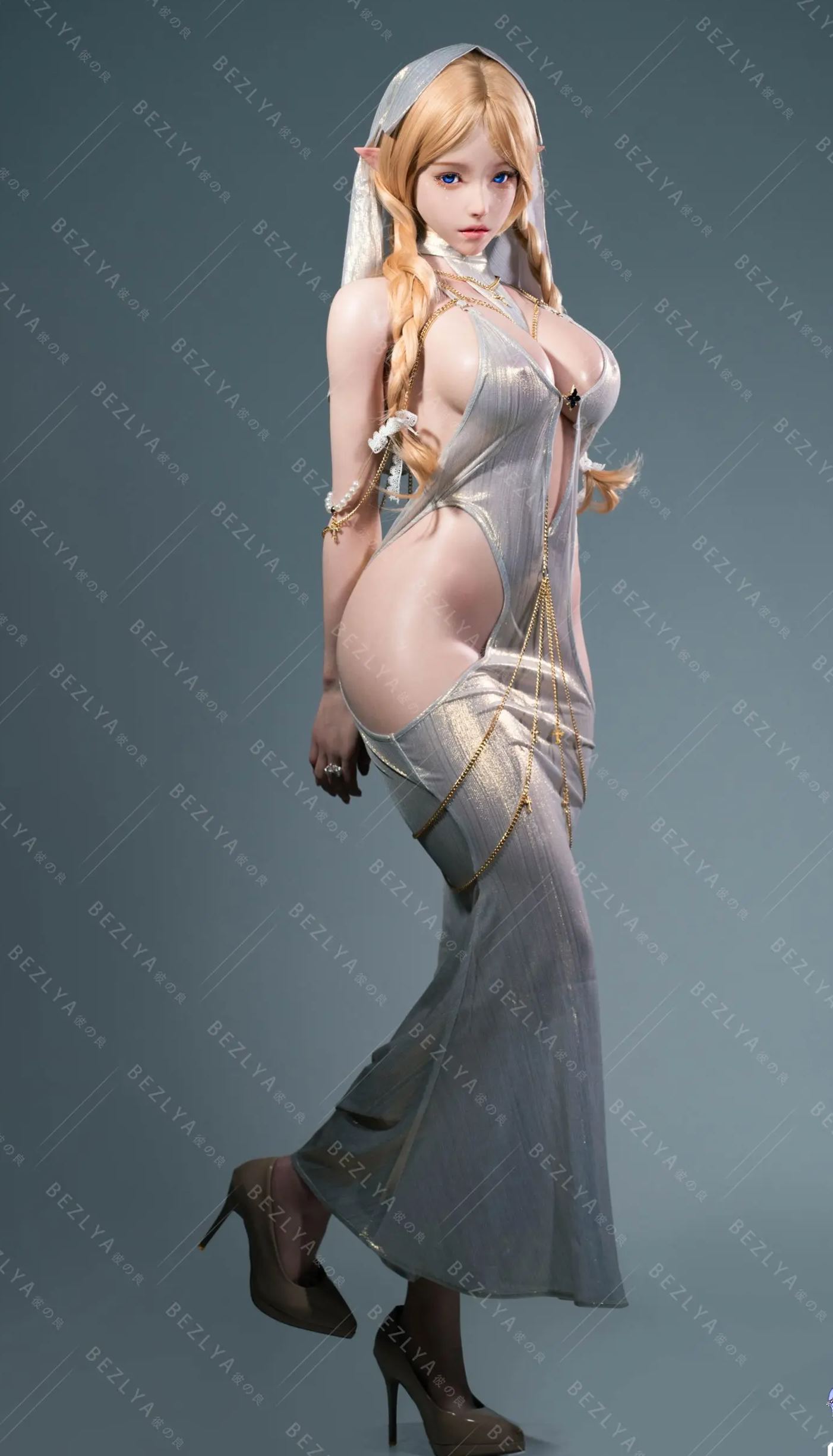 Bezlya - Mi Sha Sen Yu KALIA ULTRA Makeup 1/1 Silicone Doll Licensed Statue