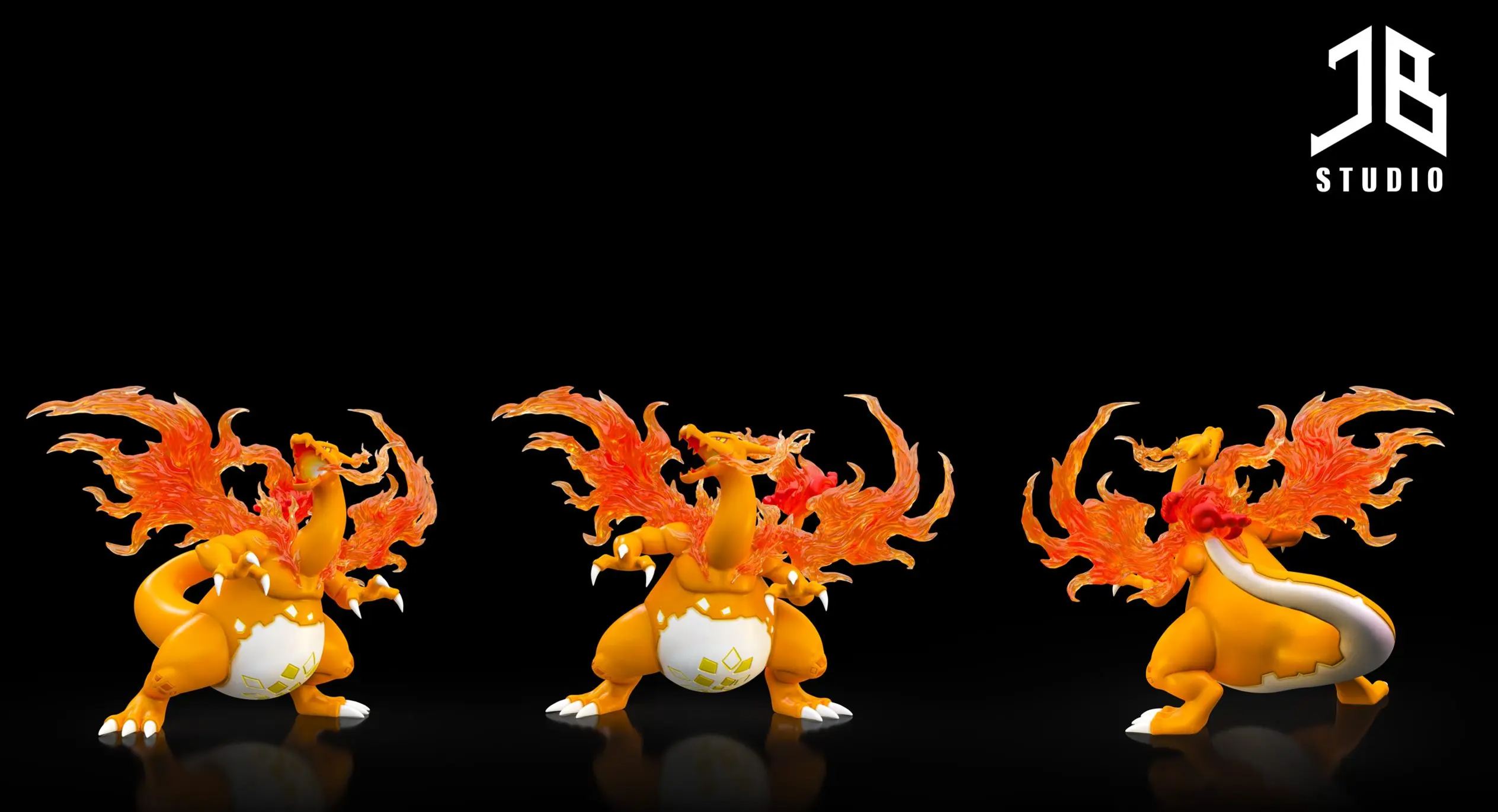 JB Studio - Charizard Dvnamax Pokédex Series #006 Pokemon Statue