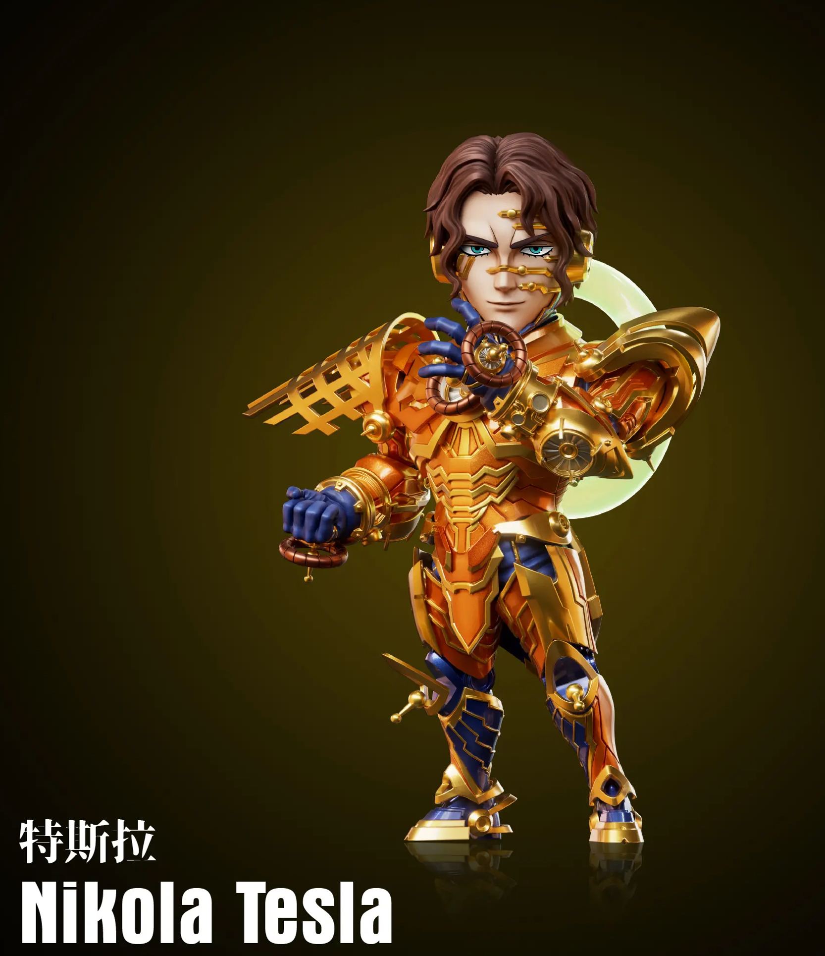 Yz Studio - Nikola Tesla Record of Ragnarok Statue