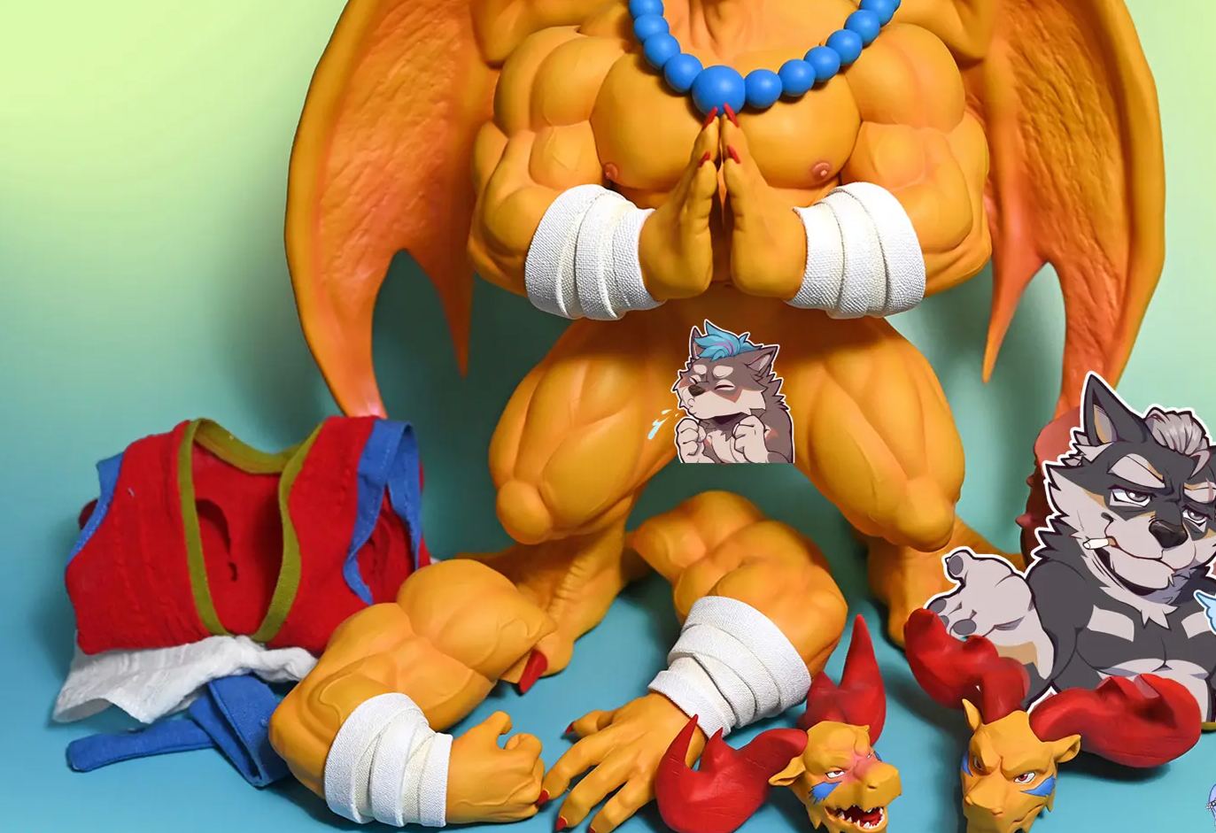 Shibadon Studio - Garr Breath of Fire III Statue