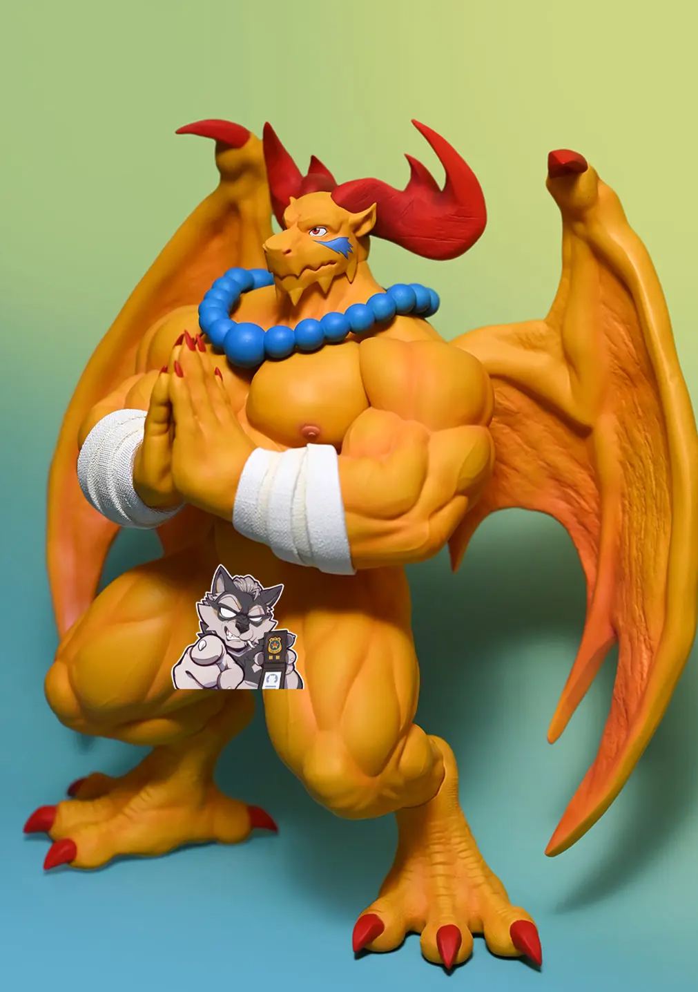 Shibadon Studio - Garr Breath of Fire III Statue