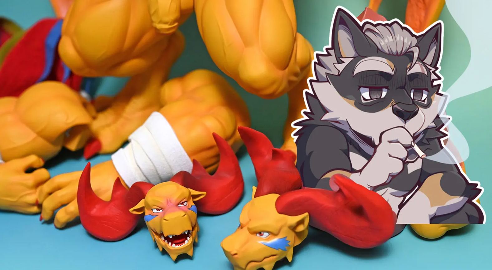 Shibadon Studio - Garr Breath of Fire III Statue