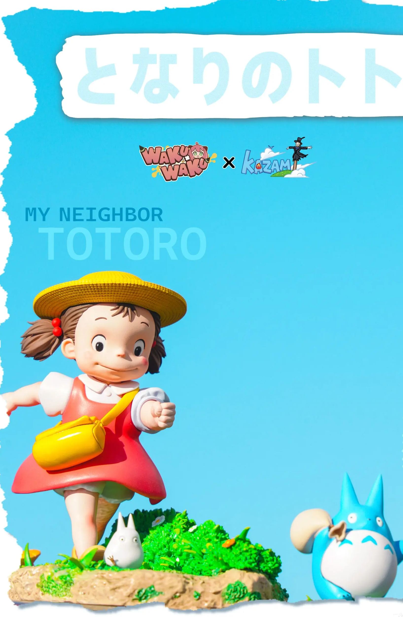 WakuWaku Studio - Mei X Mini Totoro Miyazaki Hayao Series #1 My Neighbor Totoro Statue