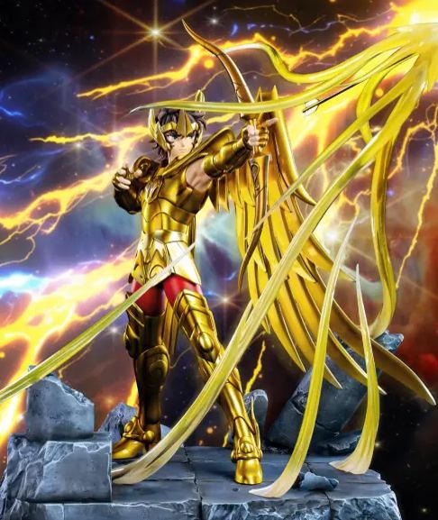 Zodiakos Studio - Saint Seiya: Knights of the Zodiac Gold Sagittarius Aiolos Licensed Statue 