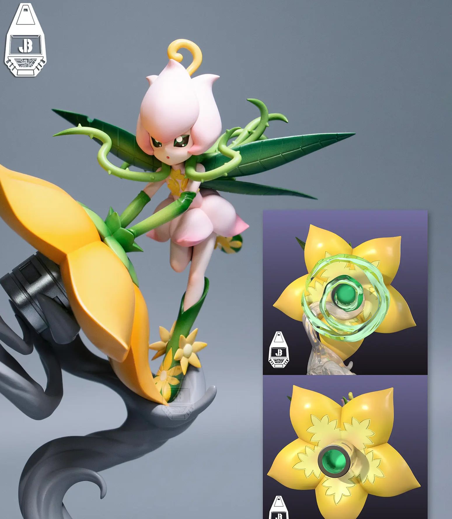 JB Studio - Resonance Series #01 Mimi Tachikawa X Lillymon Digimon Statue 