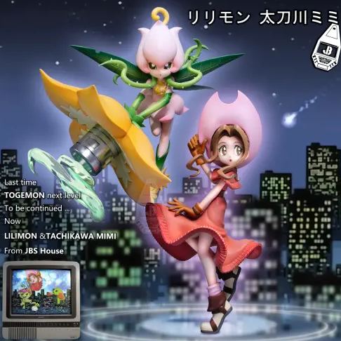 JB Studio - Resonance Series #01 Mimi Tachikawa X Lillymon Digimon Statue 