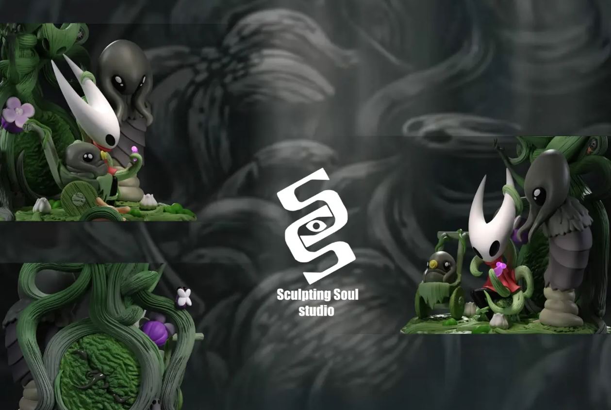 Sculpting Soul Studio - Twisted Child Hollow Knight Statue