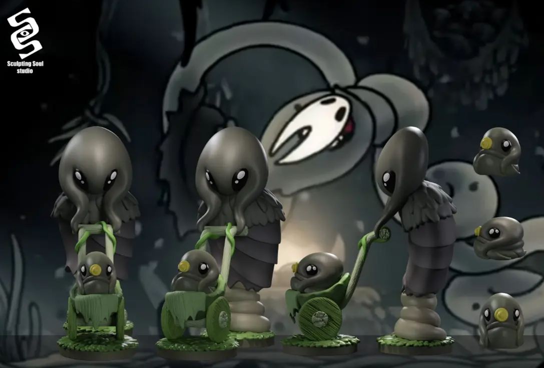 Sculpting Soul Studio - Twisted Child Hollow Knight Statue
