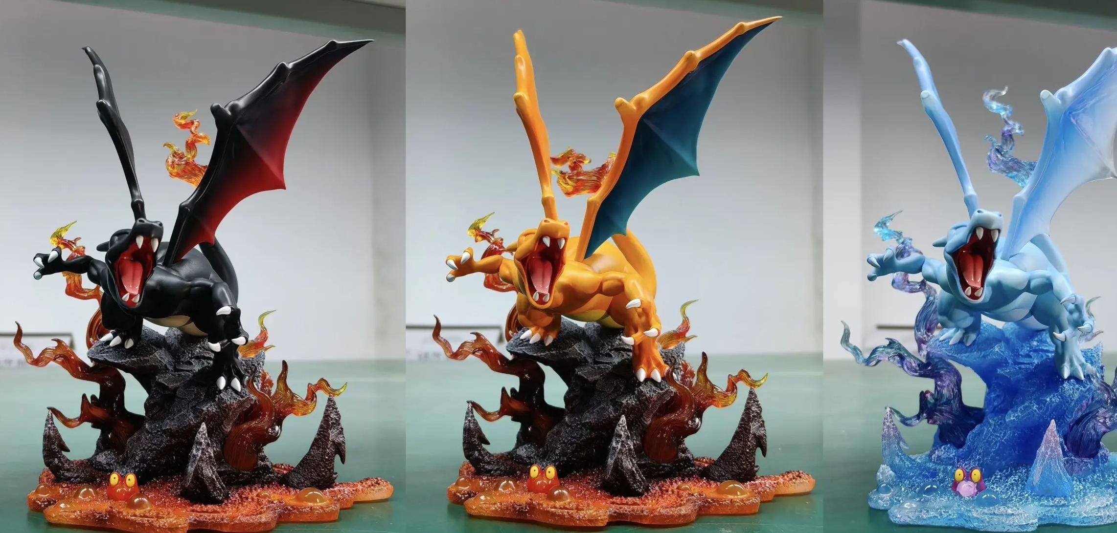 Xiao Qin Bi Ji Studio - Small Scene Series Charizard Pokemon Statue