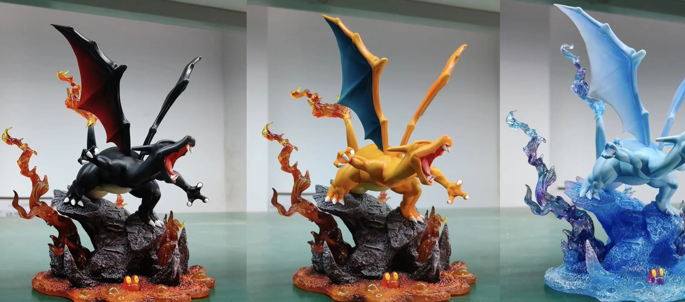 Xiao Qin Bi Ji Studio - Small Scene Series Charizard Pokemon Statue