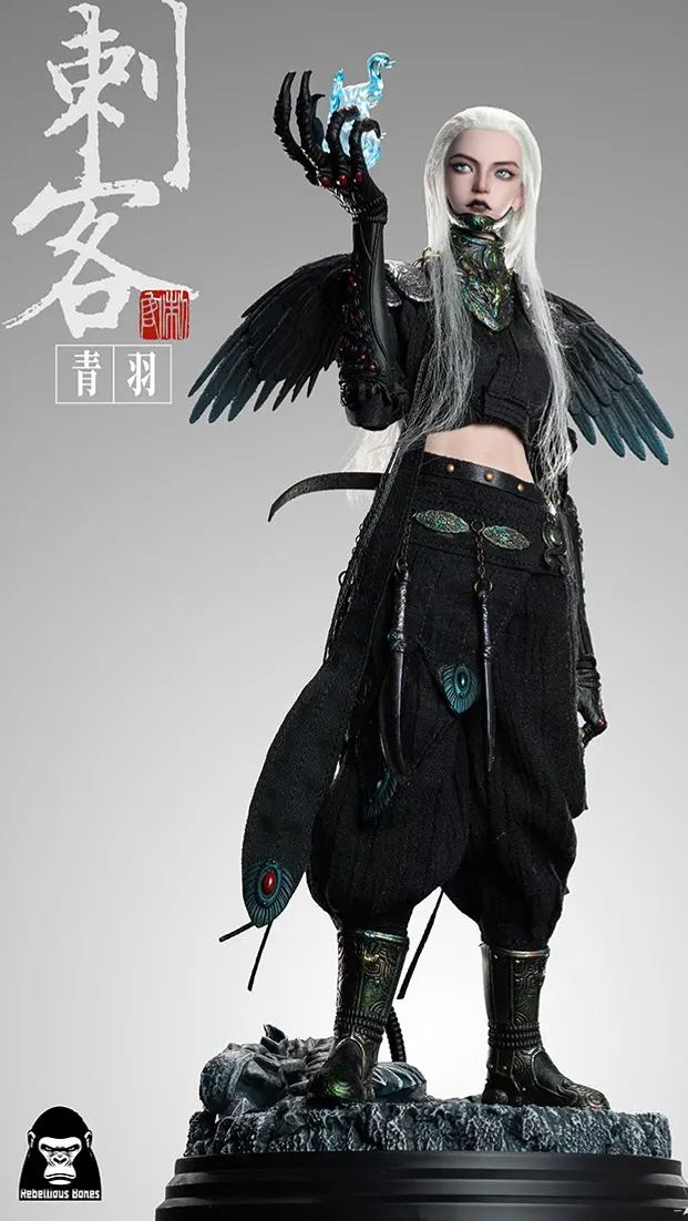 Rebellious Bones - 1/6 Assassin Qing Yu CK001 Ancient Wuxia Action Figure Licensed Statue 