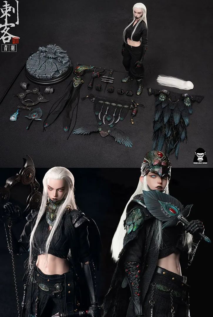 Rebellious Bones - 1/6 Assassin Qing Yu CK001 Ancient Wuxia Action Figure Licensed Statue 