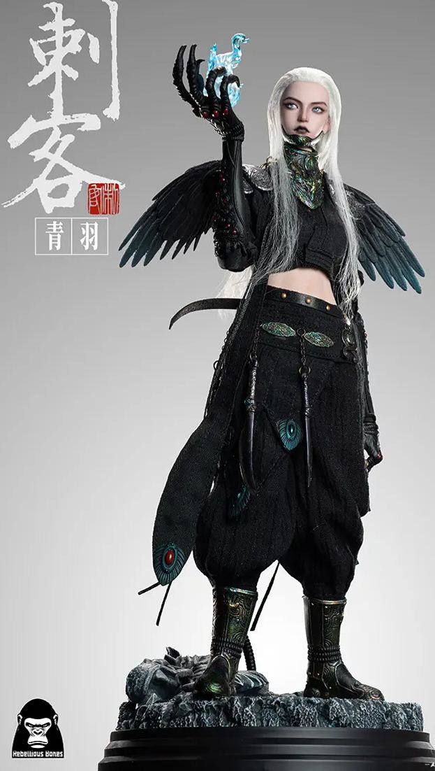 Rebellious Bones - 1/6 Assassin Qing Yu CK001 Ancient Wuxia Action Figure Licensed Statue 