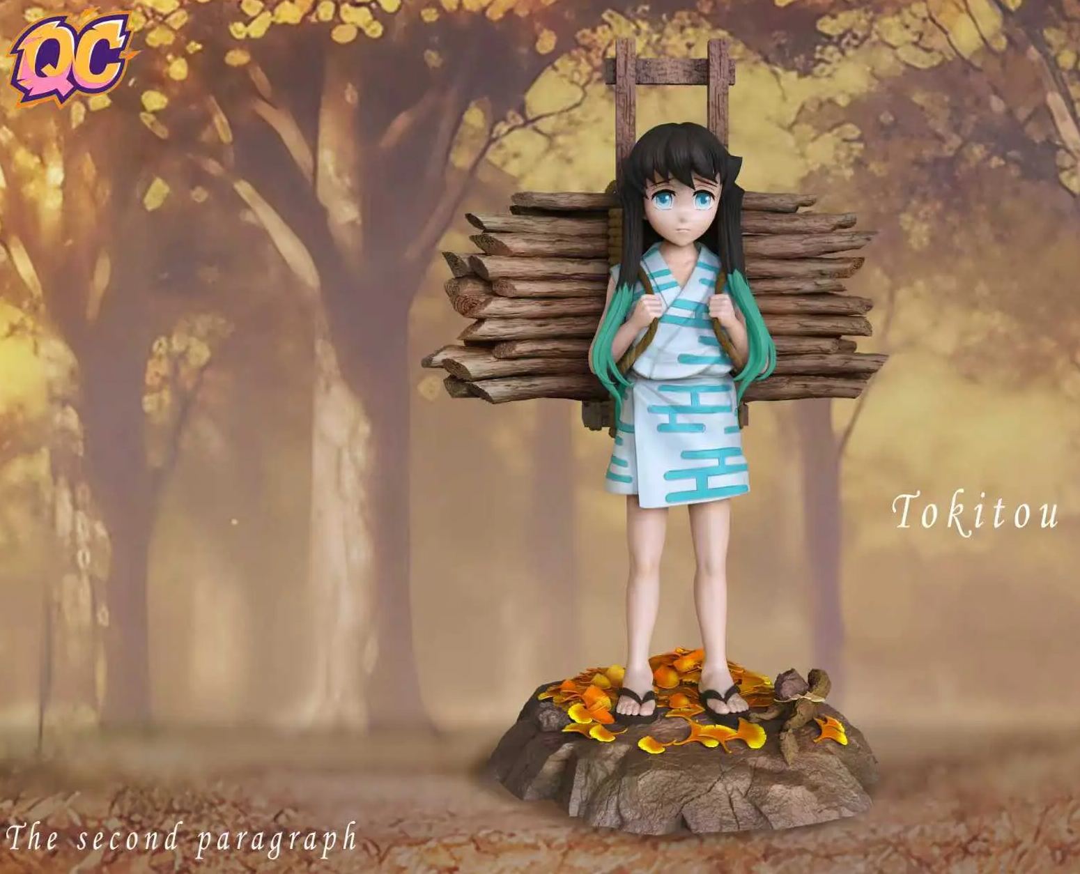 Qi Chen Studio - Childhood Muichiro Tokito Demon Slayer Statue 