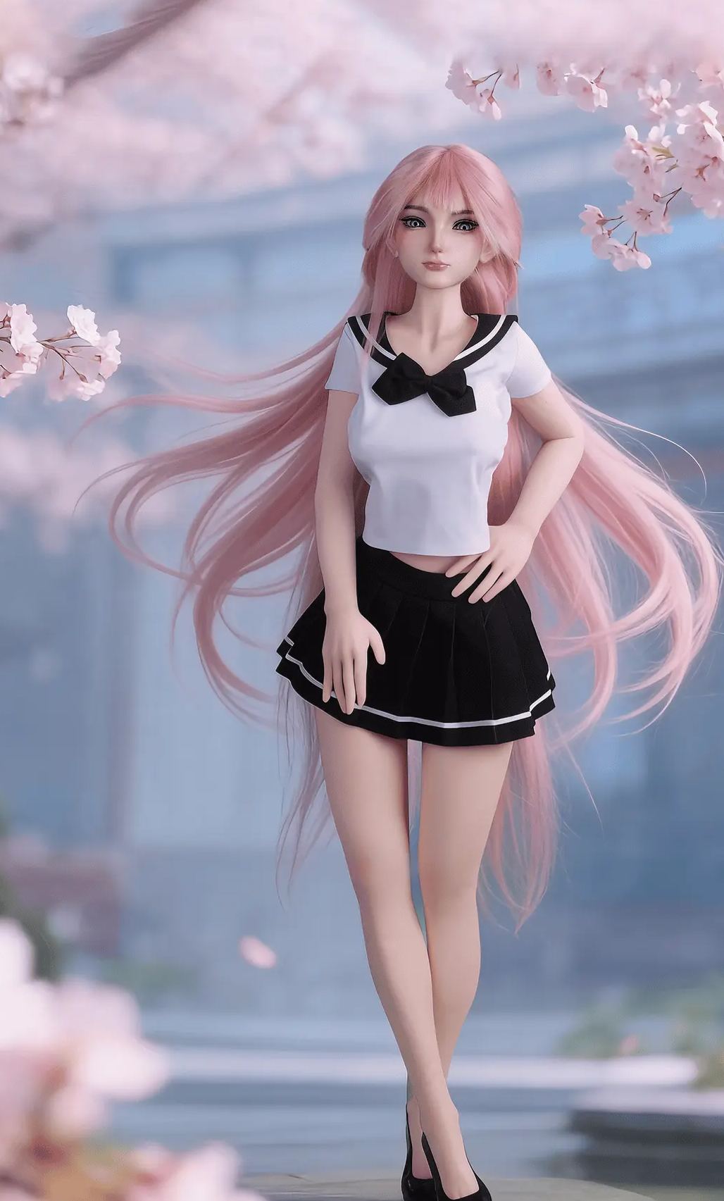 J-FOX Studio - 1/3 Veil 80cm Silicone Doll Licensed Statue 