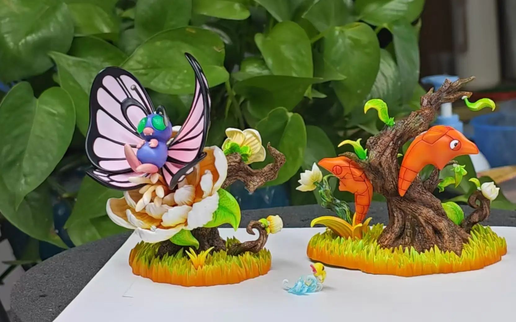 Game Master Studio - Caterpie Evolution Set Pokemon Statue 