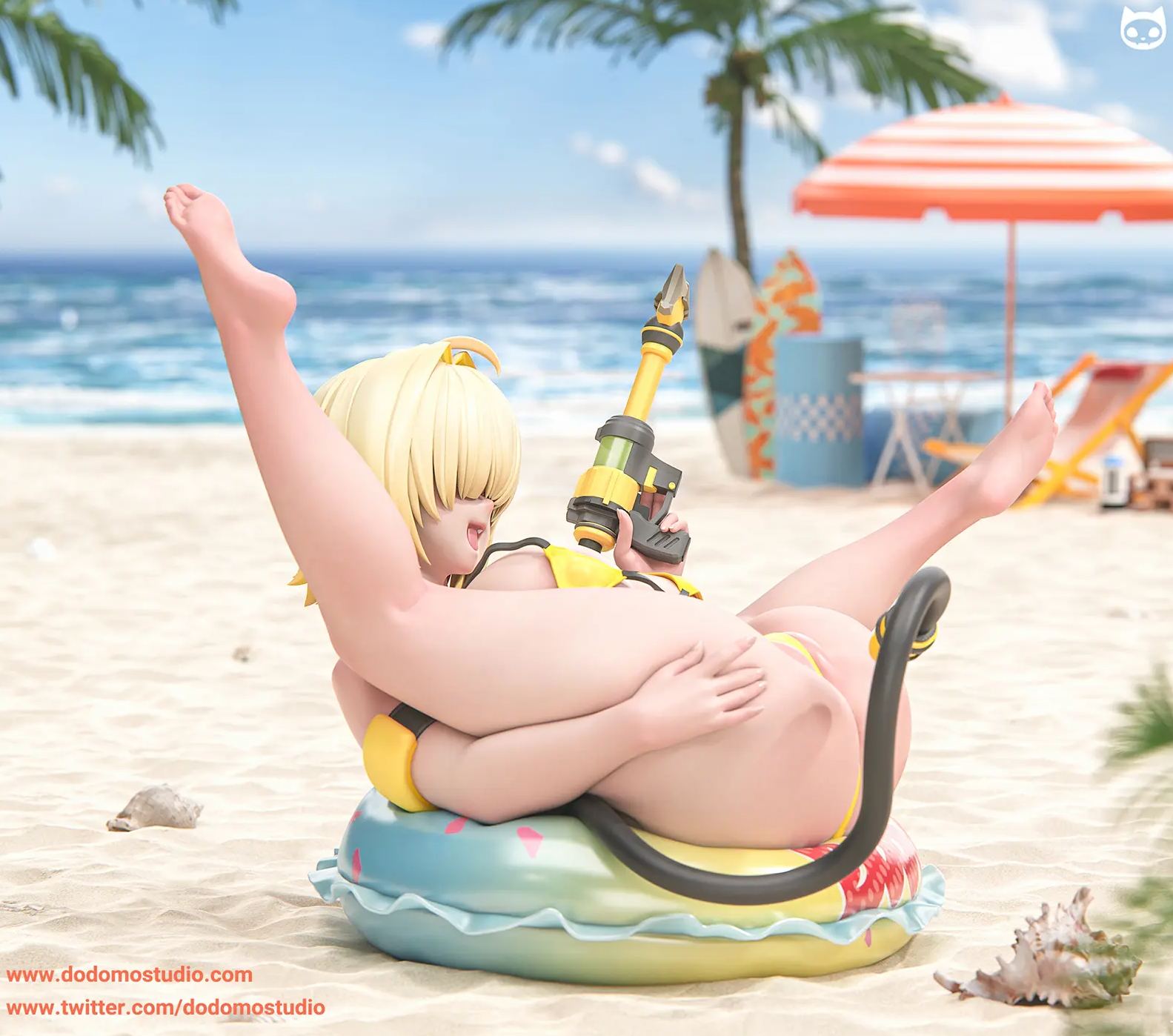 Dodomo Studio - Elegg seaside holiday Goddess of Victory: Nikke Statue 