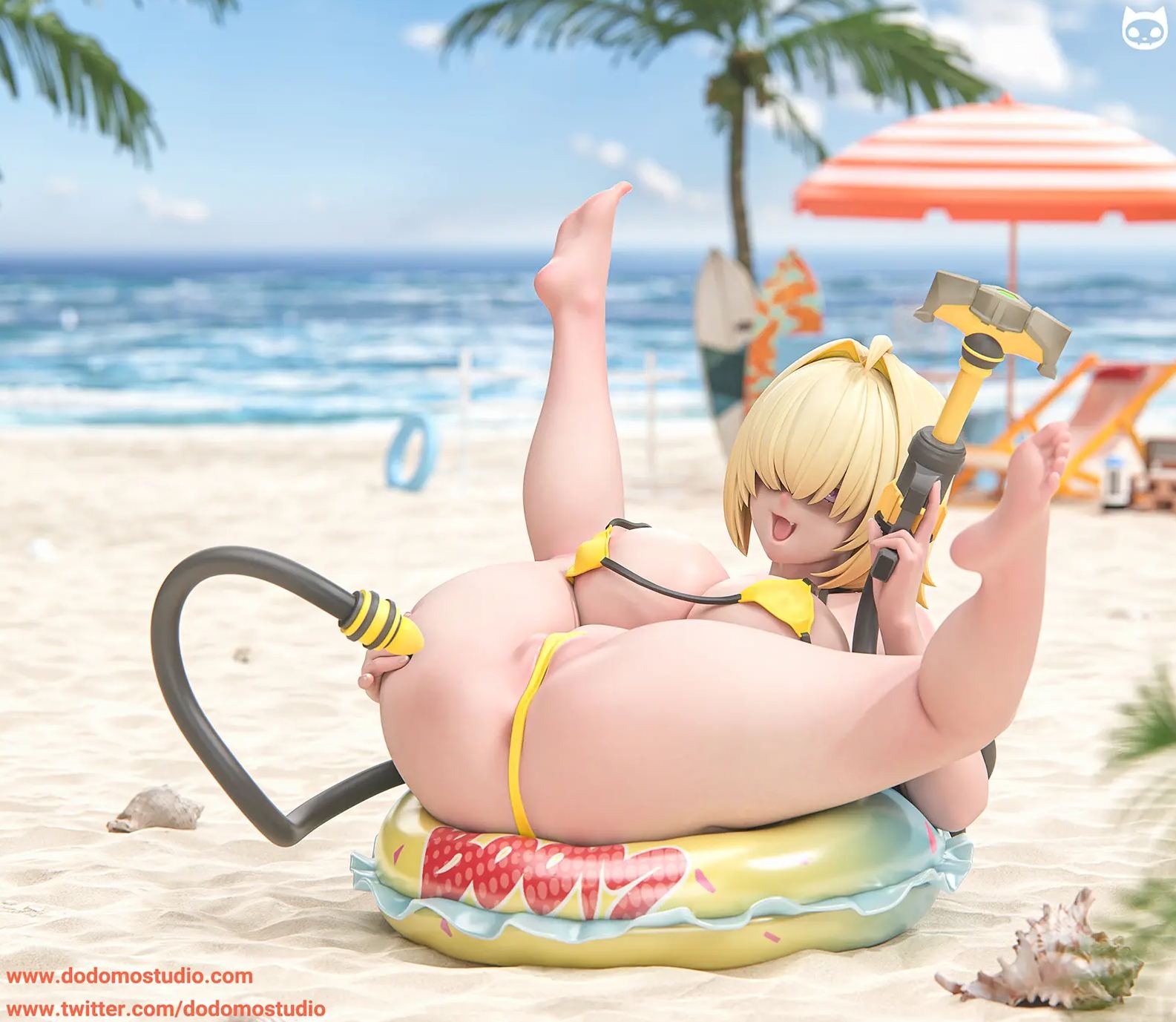 Dodomo Studio - Elegg seaside holiday Goddess of Victory: Nikke Statue 