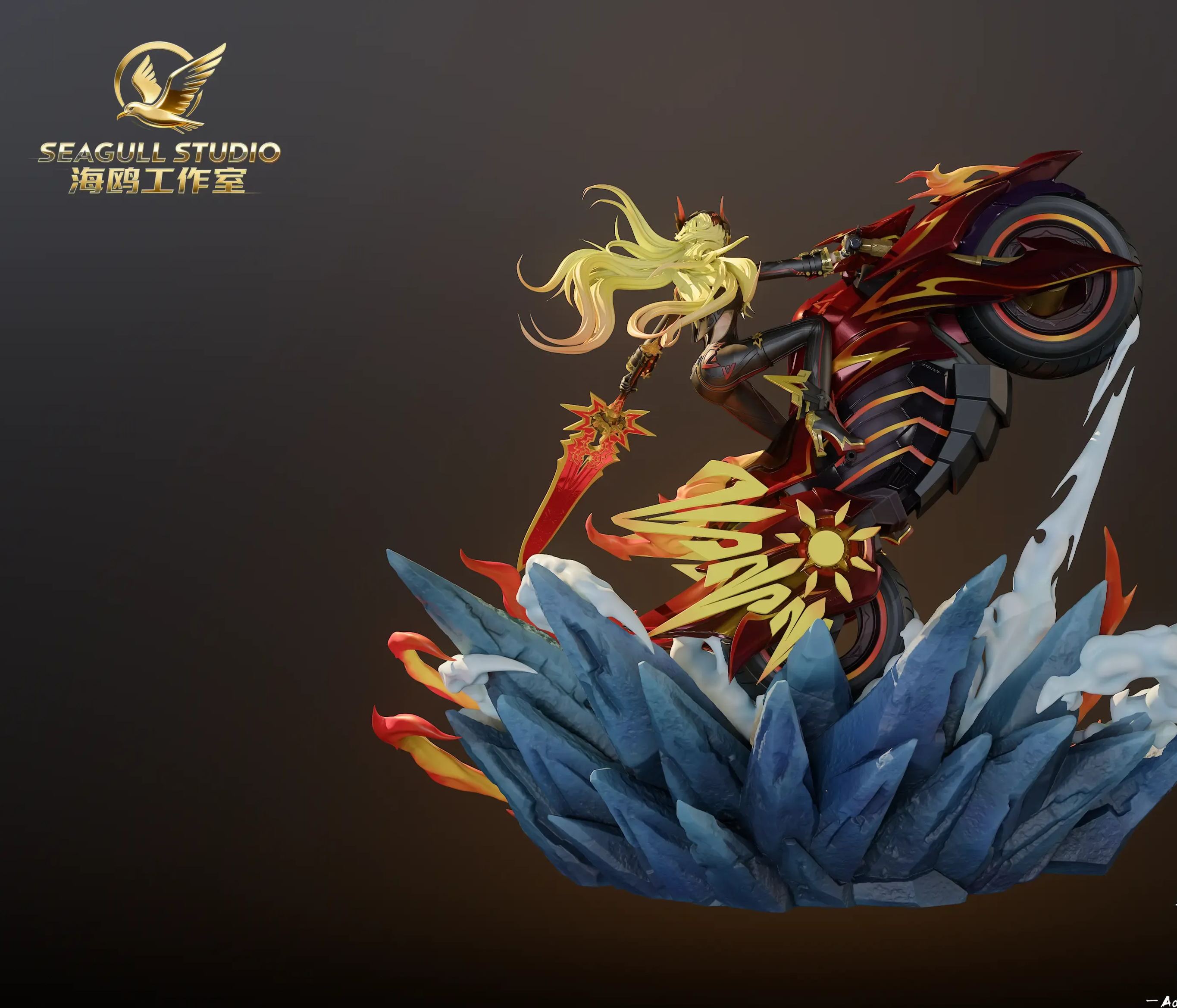 SEAGULL Studio - Scene Statue #01 Mavuika Genshin Impact Statue 